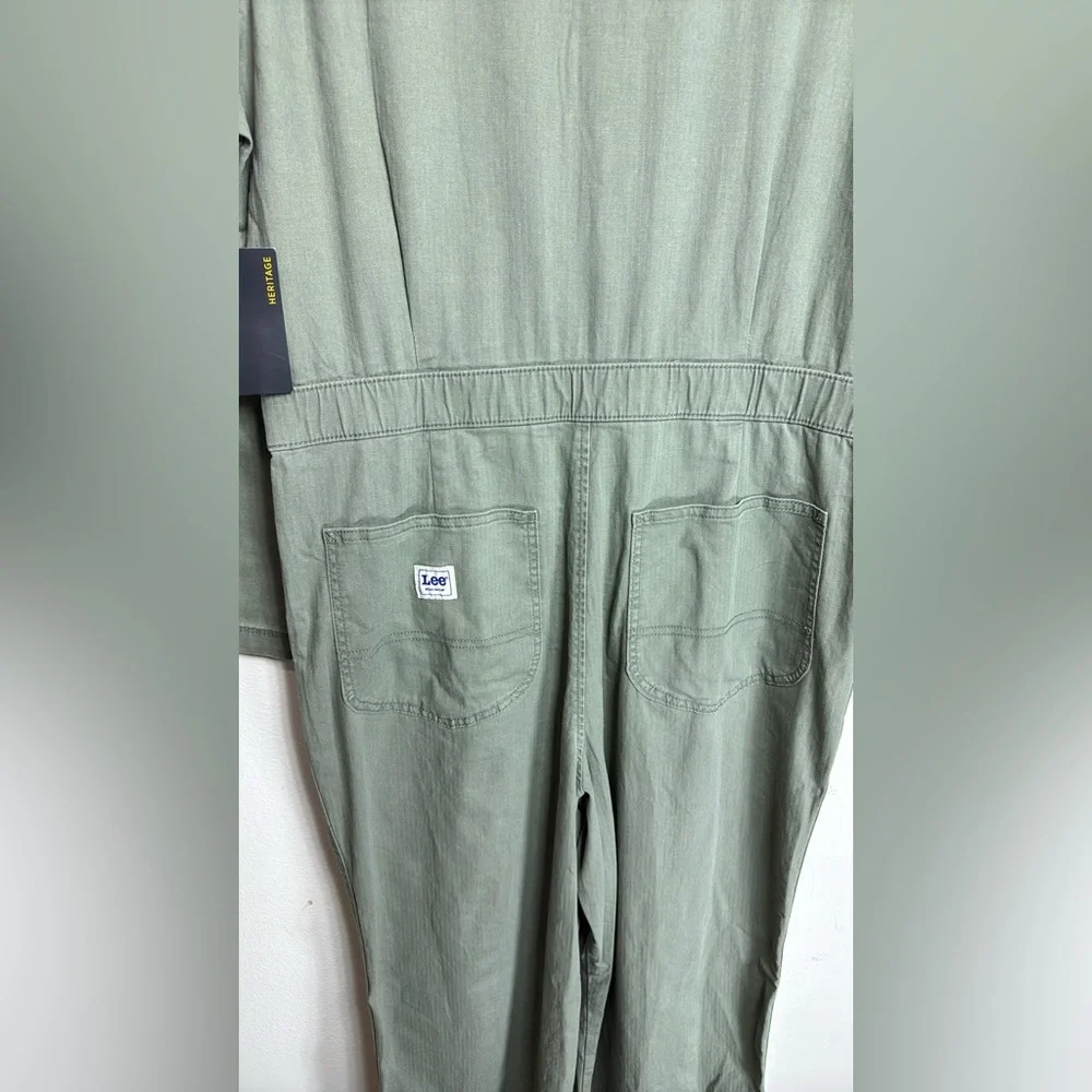 (T4) Lee Women's Green Utility Mercantile Jumpsuit, Sz S. NWT - Picture 4 of 13